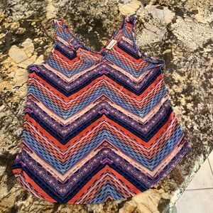 Colorful striped tank top